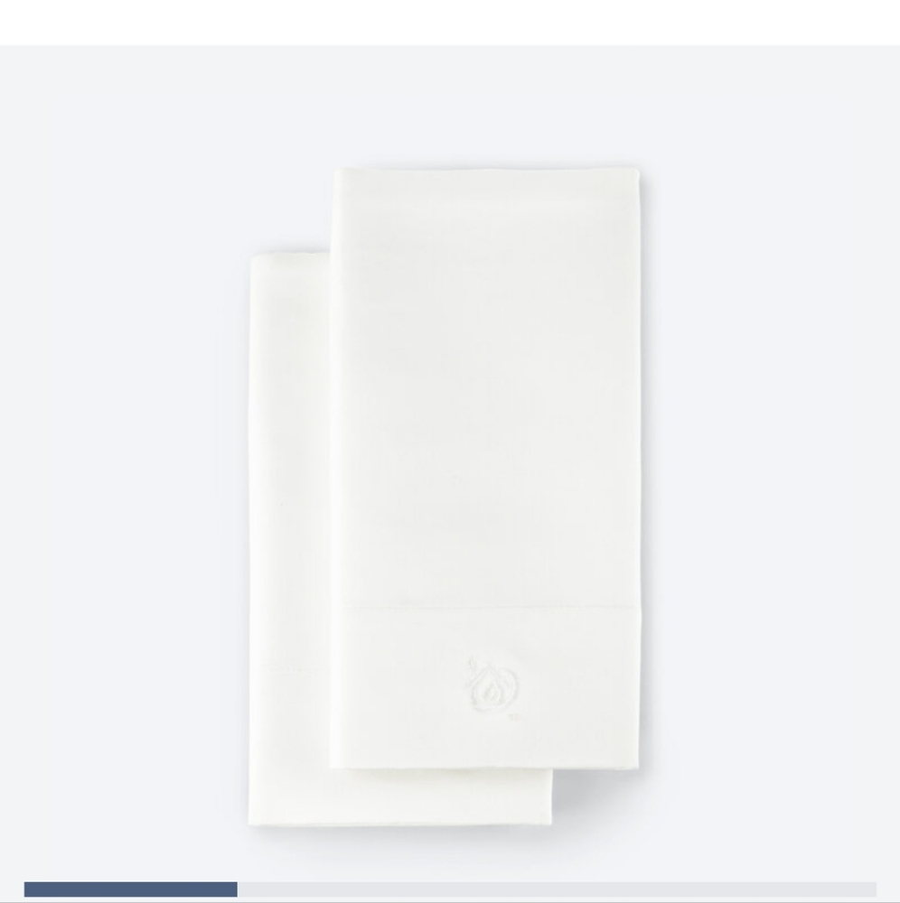 New Norwex Pillowcases White Set of 2 silky backloc standard size antibacterial